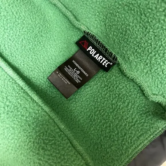 The North Face Denali Fleece Jacket Size Womens L Green Polartec Vintage Y2K - Picture 8 of 8